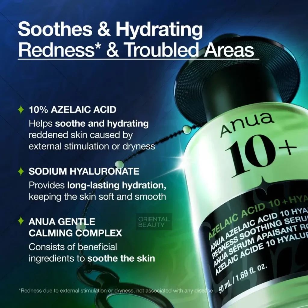 ANUA Azelaic Acid 10 Hyaluron Redness Soothing Serum – KPOP Demon Hunters Edition, 50ml