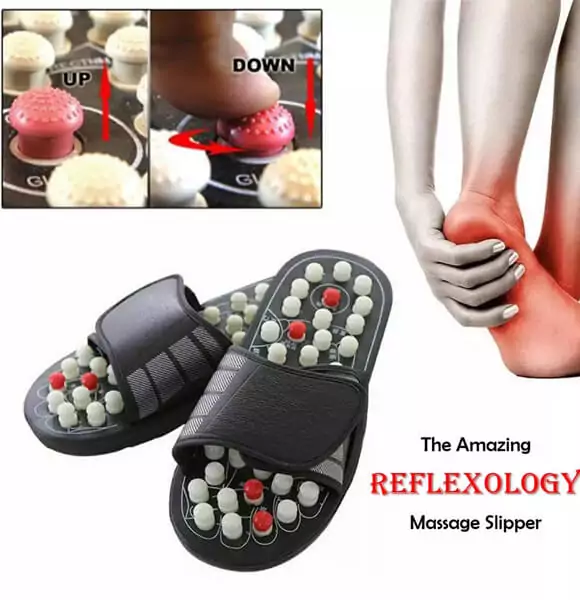 Reflexology Foot Massage Slippers, Acupressure Therapy Sandal