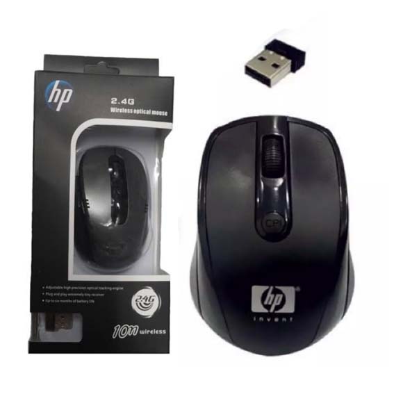 HP_2.4G Wireless Optical Mouse - Black