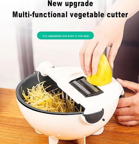 Hinton  Multifunctional Vegetables Cutter with Drain Basket!!