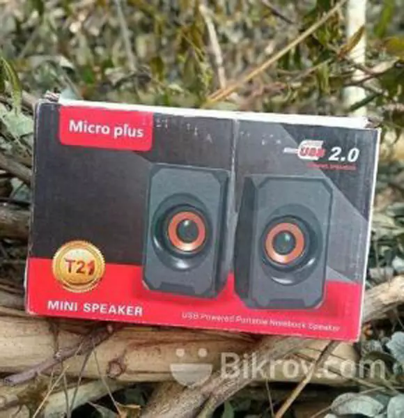 Micro Plus T20 Mini Speaker || Home Amplifiers For Computer PC Laptop Notebook Mobile Phone