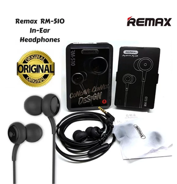 REMAX RM 510 Wired Earphone || Official Earphone