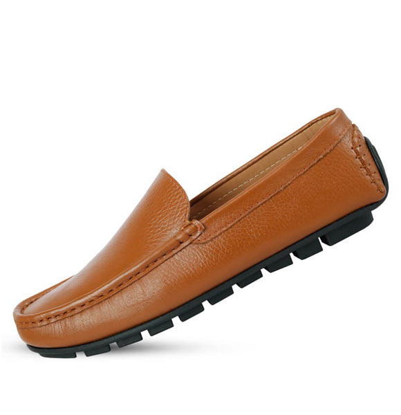 Tan Color Leather Loafers for Men SB-S127