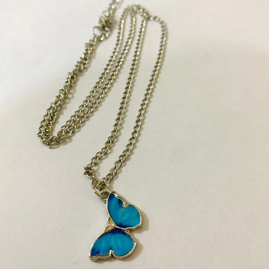 Blue Butterfly Neckpiece