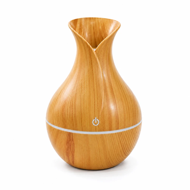 Wooden Finish Ultrasonic Aroma Humidifier | Aroma Diffuser with Color Changing LED
