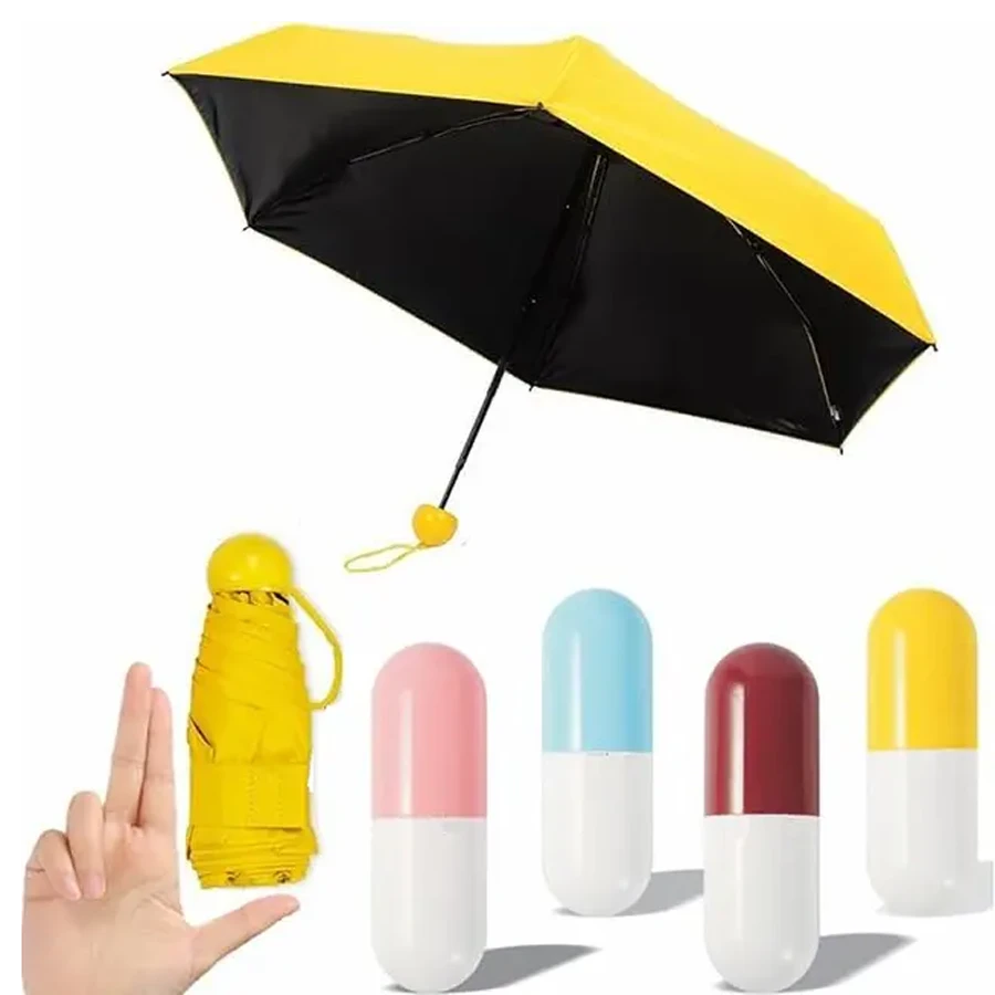 Mini Pocket Folding Capsule Umbrella( Multi Color )