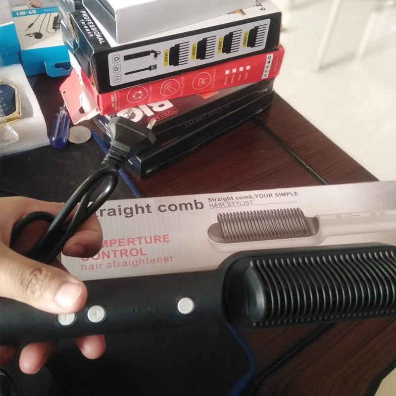 Hair Straightener Styling Comb