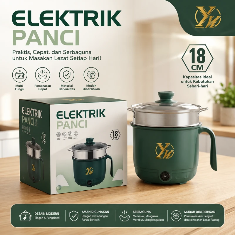 Electric Panci Non-stick Cooking Pot
