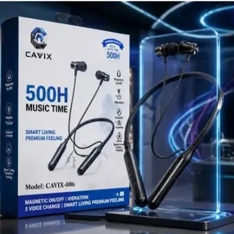 CAVIX 001 Neckband Bluetooth Earphone | 400 Hours Standby