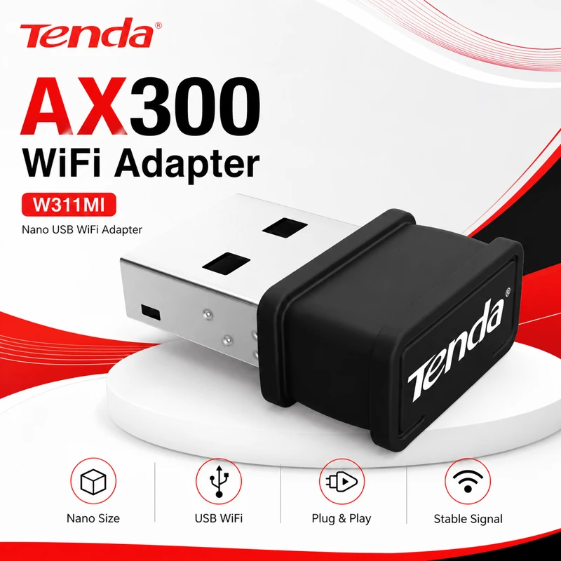 Tenda W311MI AX300 Nano USB WiFi Adapter