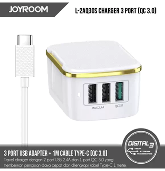 Joyroom L-QP303 - 30w Fast Charging Travel Charger