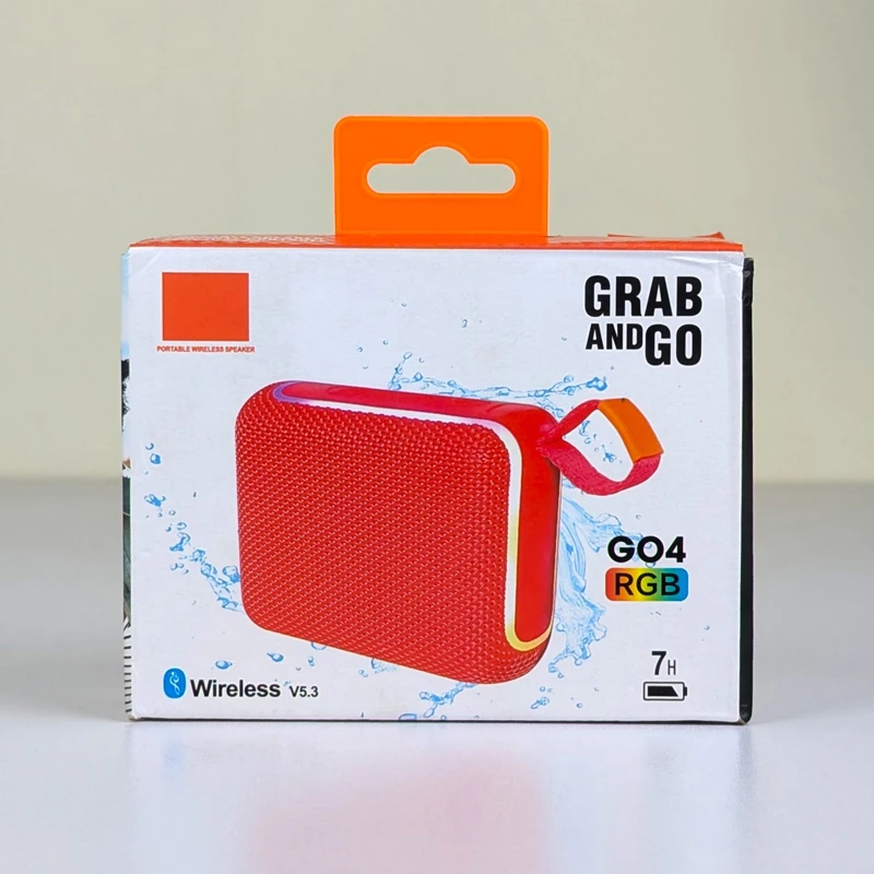 GRAB & GO 4 Portable Bluetooth Speaker with RGB Light
