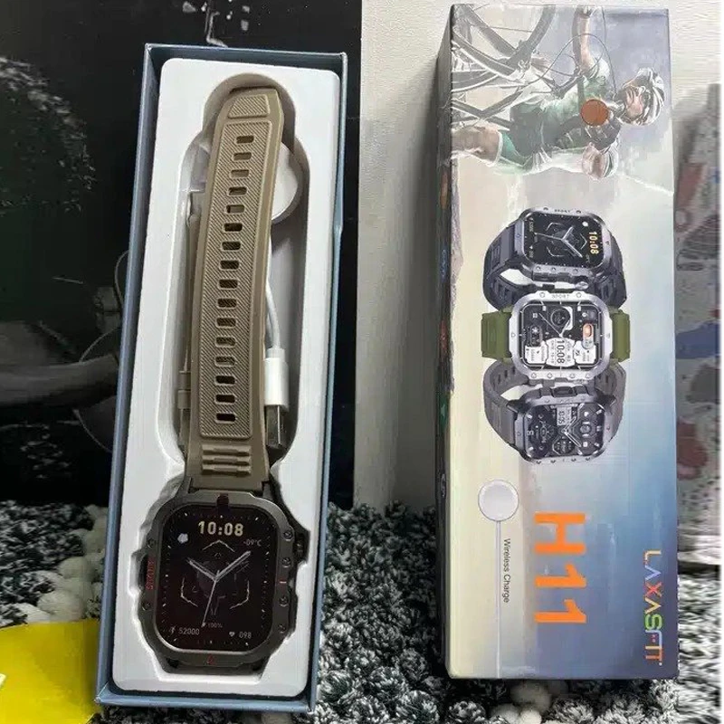 H11 Sports Smart Watch with Bluetooth Calling, IP67 Waterproof & Fitness Tracking