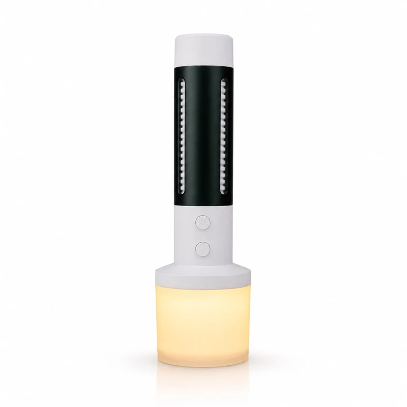 2-in-1 Rechargeable Double Light Torch & Reading Table Lamp