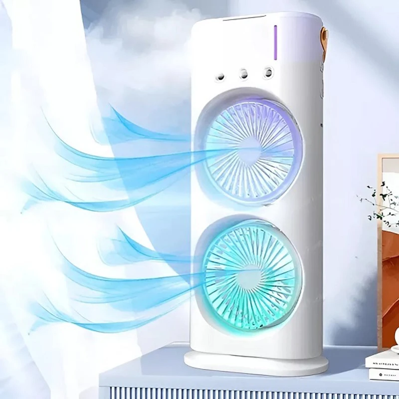 Portable Light Humidifier Double-Ended Spray Fan