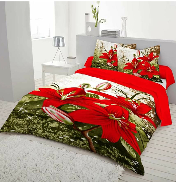 Premium Quality King Size Printed Bed Sheet GM-275