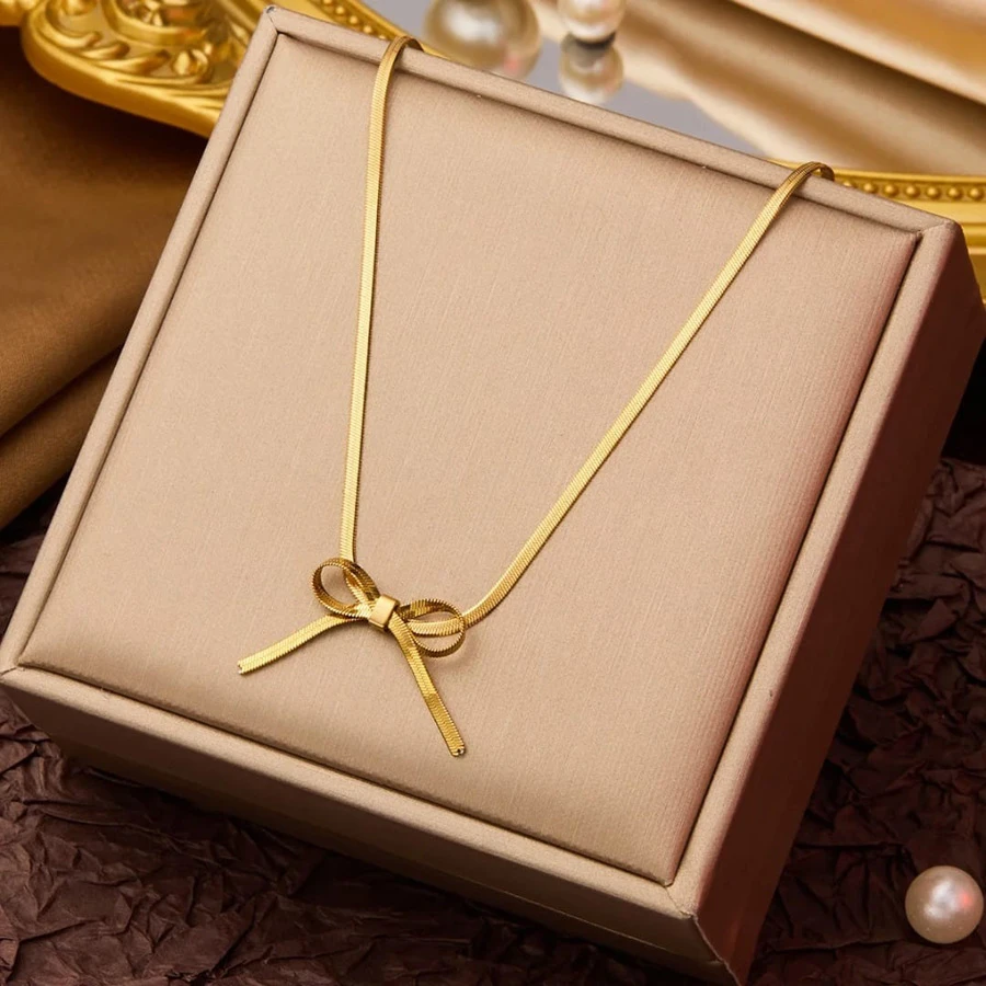 Gold Plated Stainless Steel Necklace