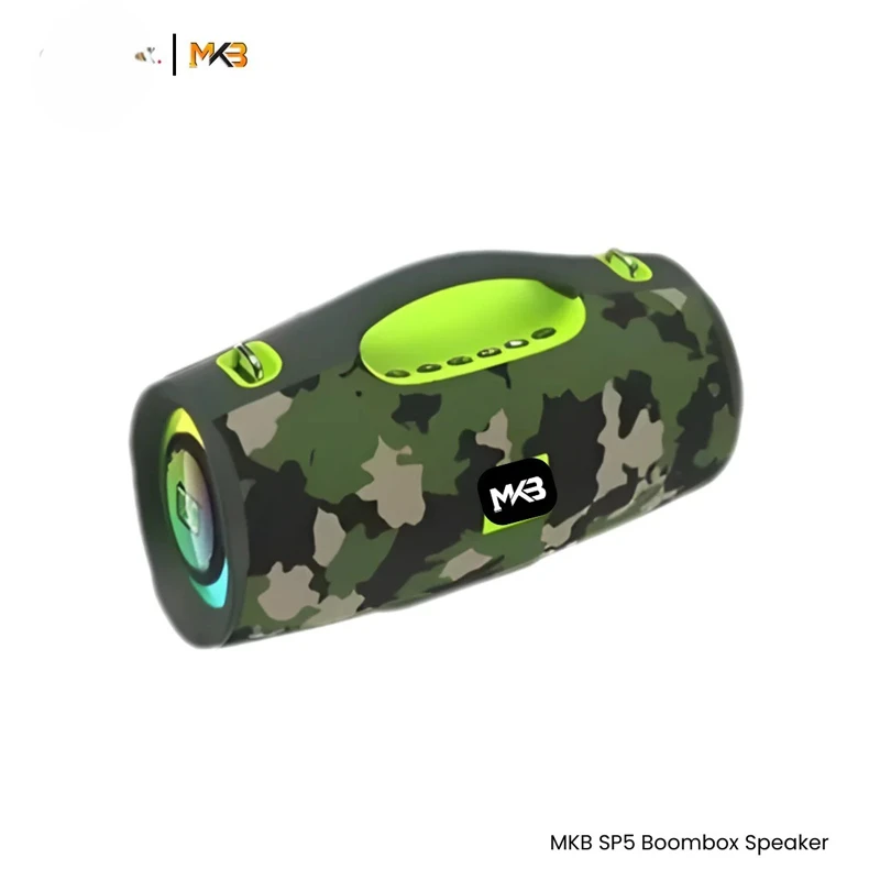 MKB SP5 31W Portable Bluetooth Speaker with TWS, IPX4 Splash Resistance, USB, TF Card & AUX