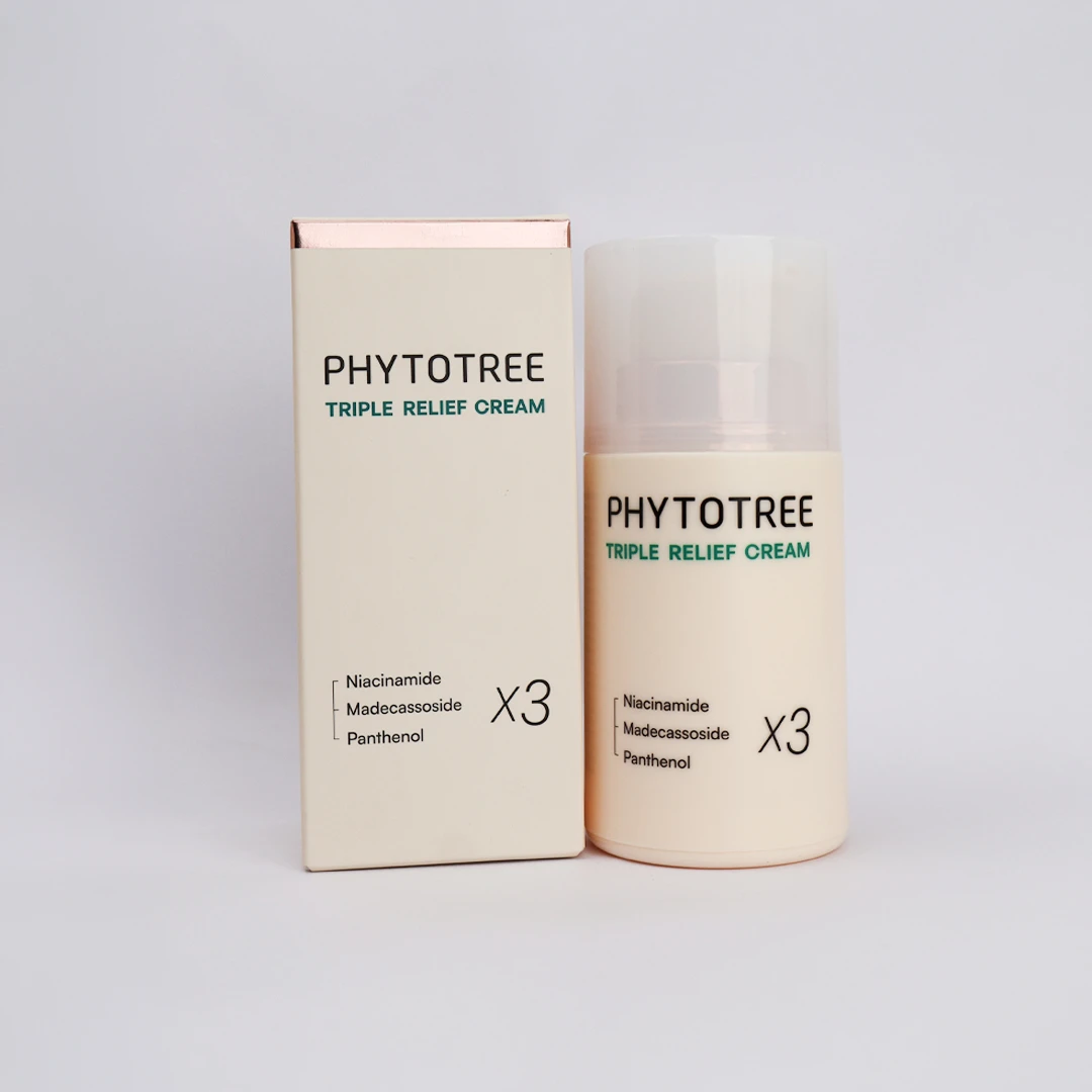 Phytotree Triple Relief Cream 50ml – 10% Niacinamide, Cica & Skin Barrier Care