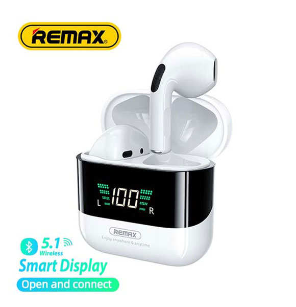 Remax TWS-10 Plus Dynamic Bluetooth Earphones with Digital Display