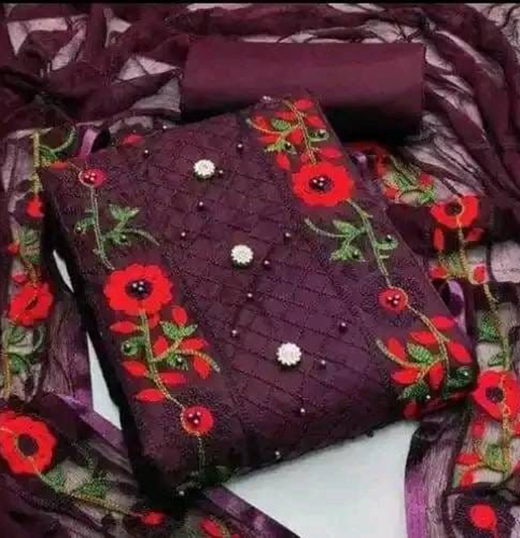 Embroidery Kashmiri Ari Three Piece (MKF)