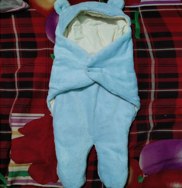 Baby Sleeping Bag Ultra-Soft Fluffy Fleece Newborn Receiving Blanket Infant Boys Girls Clothes Sleeping Nursery Wrap Swaddle-GM-1894