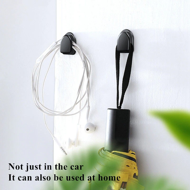Car Hook Organizer Storage for USB Cable Headphone Key Storage Self Adhesive Wall Hook Hanger Auto Fastener Clip Stuff (DS)
