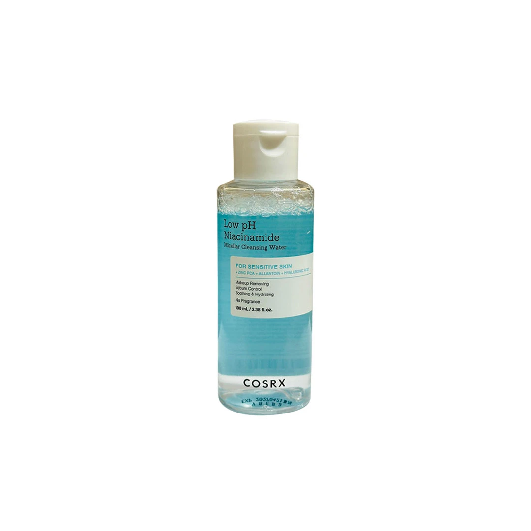 COSRX Low pH Niacinamide Micellar Cleansing Water 100ml – Gentle Makeup Remover