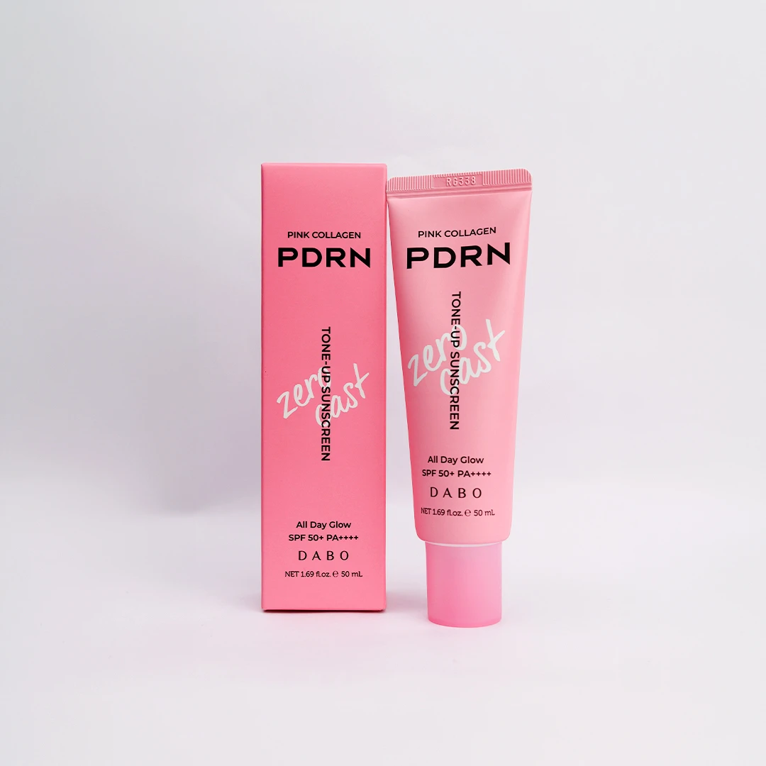 DABO Pink Collagen PDRN Tone-Up Sunscreen SPF50+ PA++++ – 50ml Korean Brightening UV Protection Sun Cream