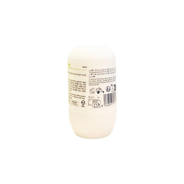 Byphasse 48H Bamboo Extract Deodorant Roll-On 50ml – Anti-Stain & Long-Lasting Freshness