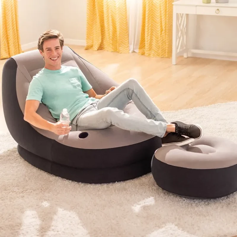 Intex Inflatable Back Sofa with Free Air Pump