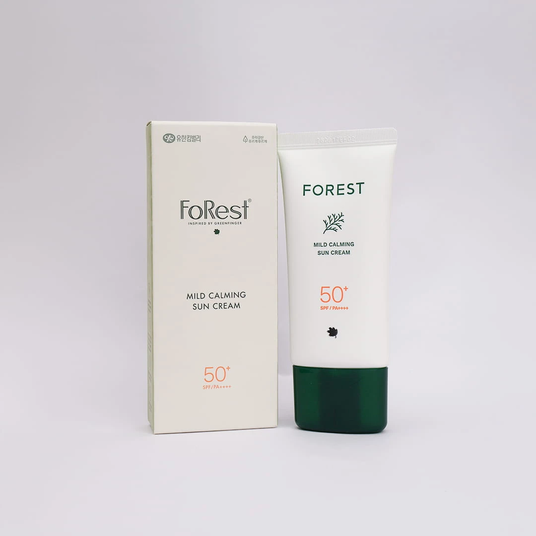 FoRest Mild Calming Sun Cream SPF50+ PA++++ 80ml – Mineral Sunscreen