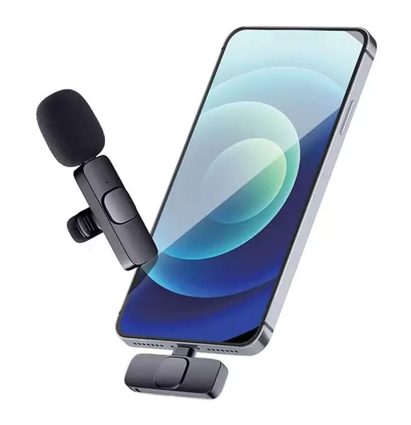 K8 Wireless Microphone for Phone/Camera Live Broadcast interview