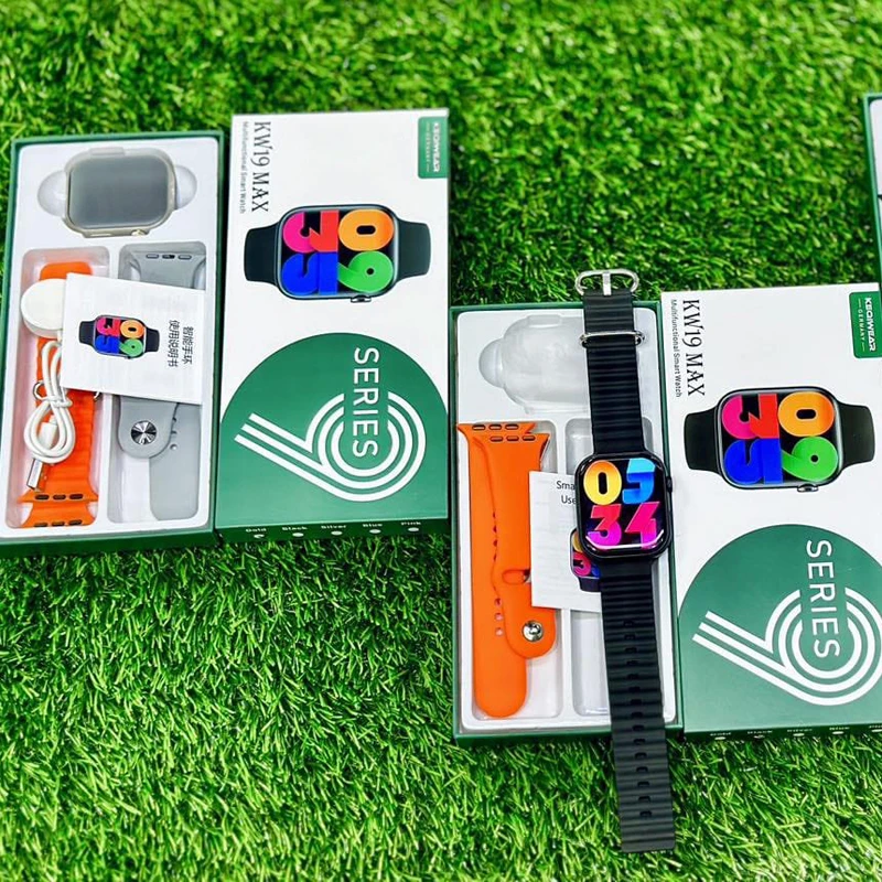 Keqiwear KW19 Max Smart Watch with Bluetooth Calling, Fitness Tracking & 1.99 Inch Display
