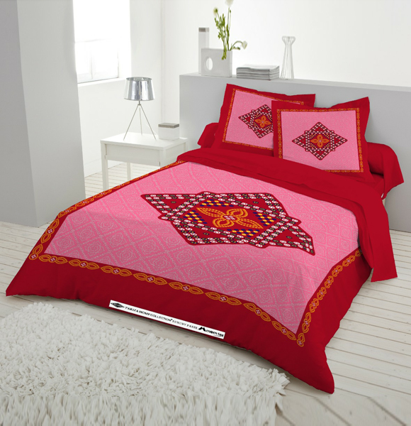 Premium Quality King Size Printed Bed Sheet GM-284