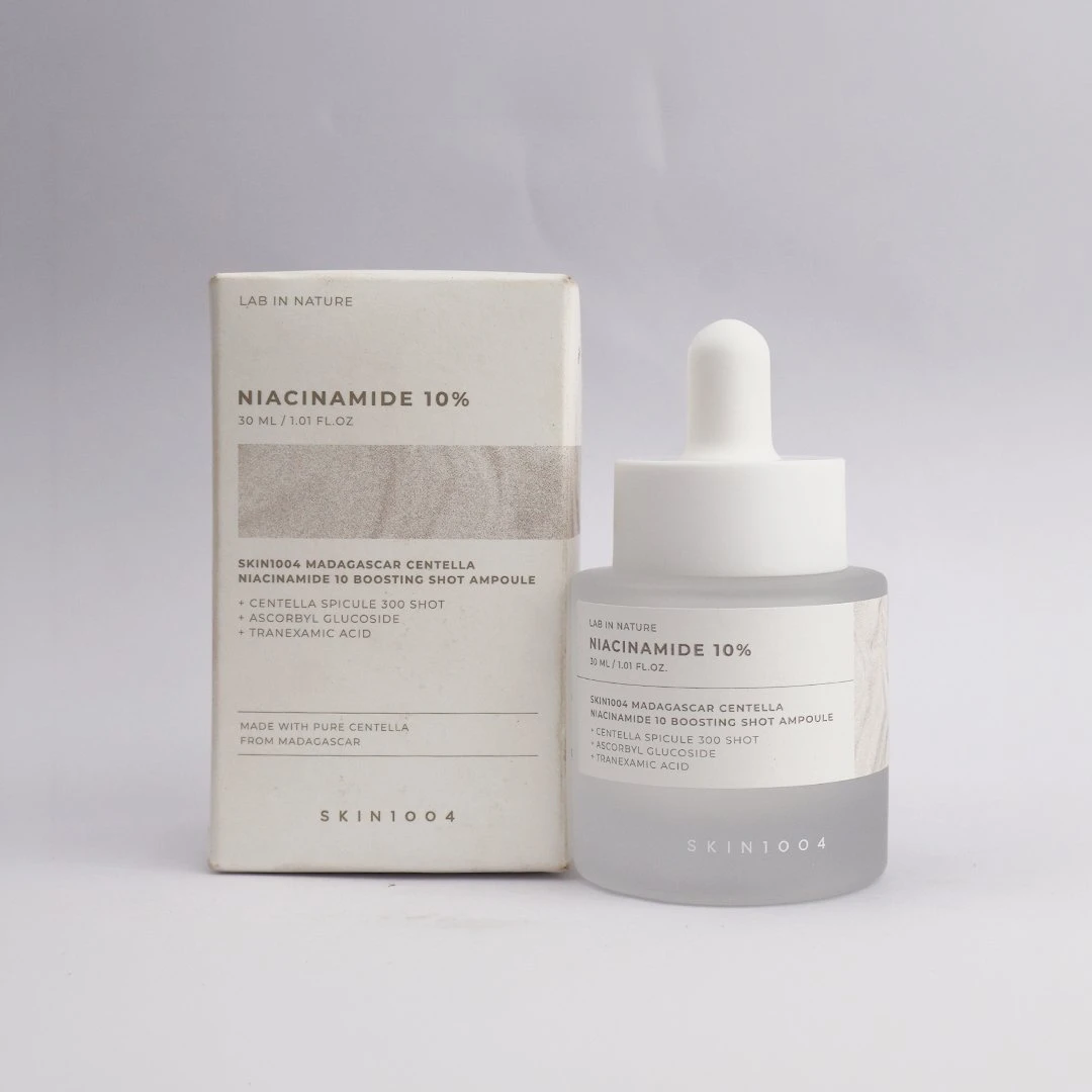 SKIN1004 Madagascar Centella Niacinamide 10% Boosting Shot Ampoule 30ml – Pore Care & Brightening