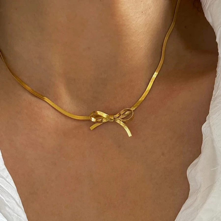 Gold Plated Stainless Steel Necklace
