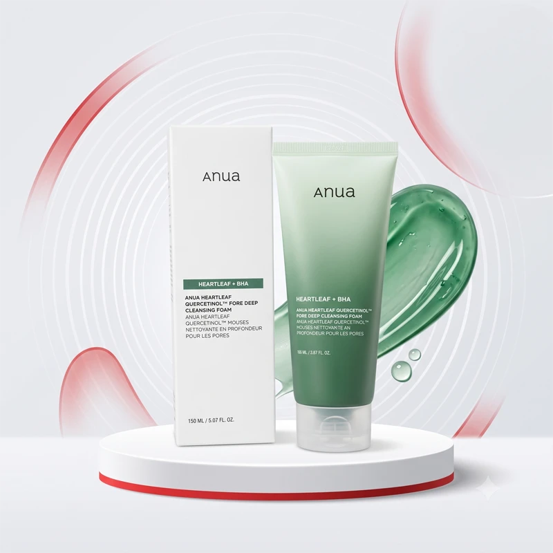 Anua Heartleaf Quercetinol Pore Deep Cleansing Foam 150ml