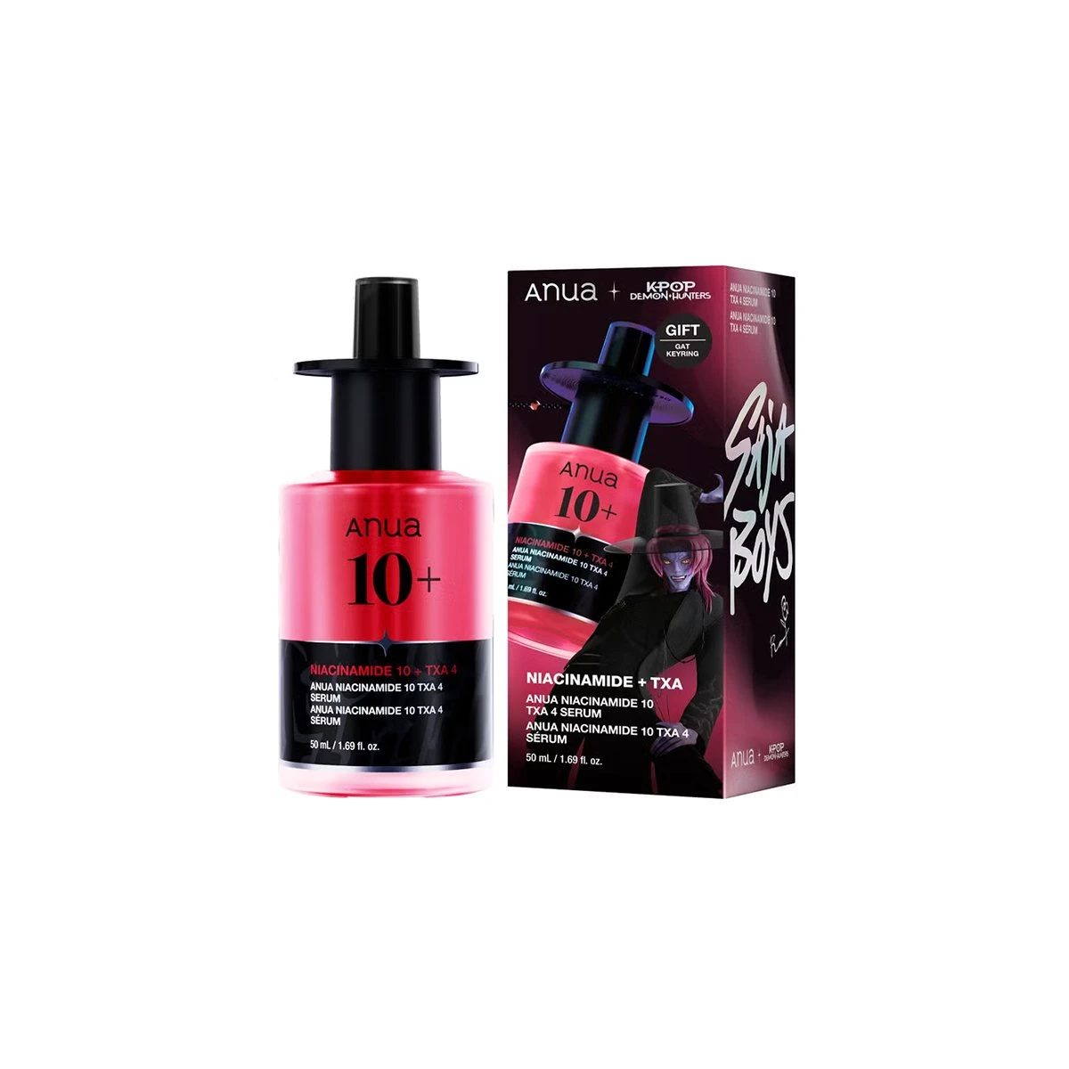 ANUA Niacinamide 10% TXA 4% Serum – KPOP Demon Hunters Edition, 50ml Brightening & Dark Spot Care Serum