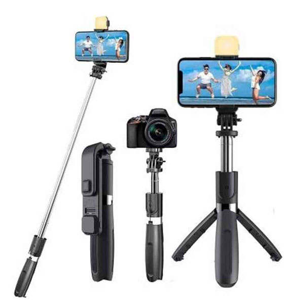 Q07 Bluetooth Integrated Selfie Stick and Bluetooth Remote Control