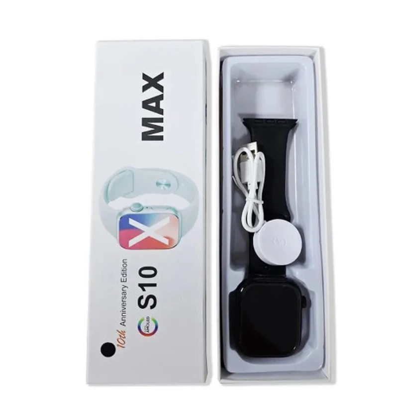 S10 Max Laxasfit Smart Watch with 2.29" AMOLED Display, Bluetooth Calling & NFC