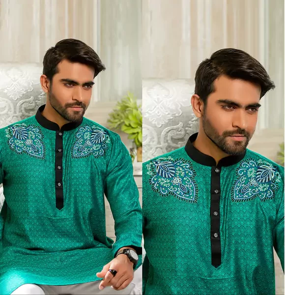 Exclusive Fashionable Eid Panjabi Collection-p-700
