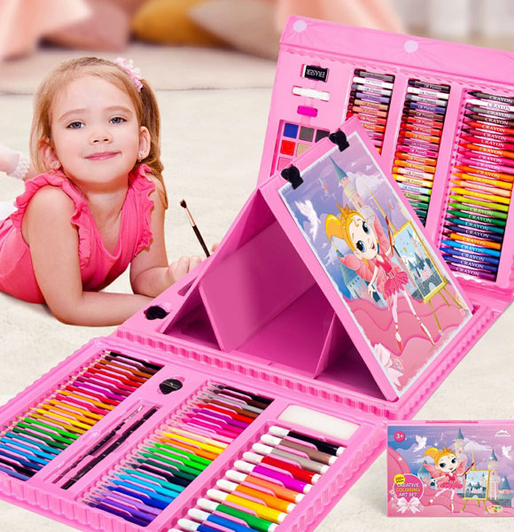 Drawing Art Set Painting For Kids Box Artist -208 Pcs
