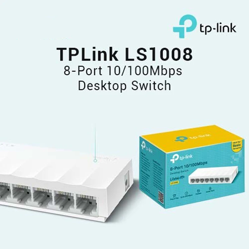TP-Link TL-SF1008D 8Port 10/100Mbps Desktop Switch