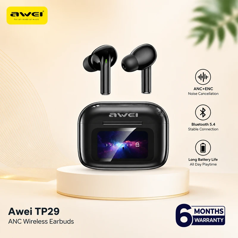 Awei TP29 ANC The World’s First AI-Powered Translation & Assistant Earbuds