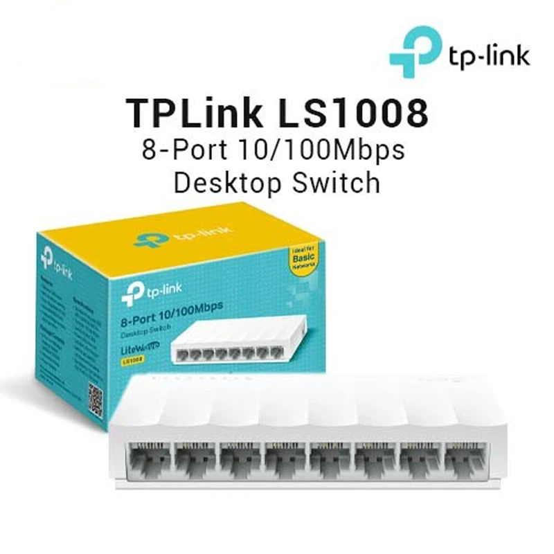 TP-Link TL-SF1008D 8Port 10/100Mbps Desktop Switch