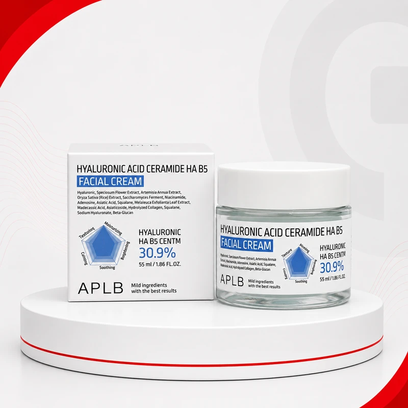 APLB Hyaluronic Acid Ceramide HA B5 Facial Cream 55ml