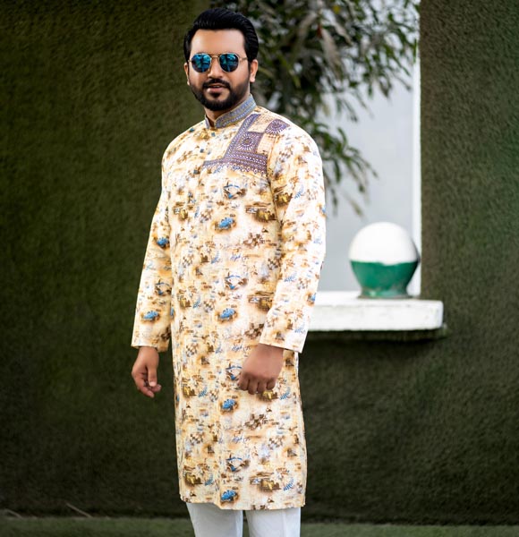 Exclusive Fashionable Panjabi P-1177 (Eid Fashion 2023)