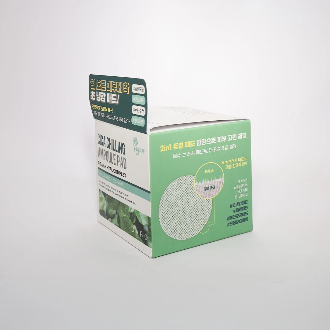 DABO Cica Chilling Ampoule Pad 60 Pads 140ml – Cooling & Soothing Toner Pads