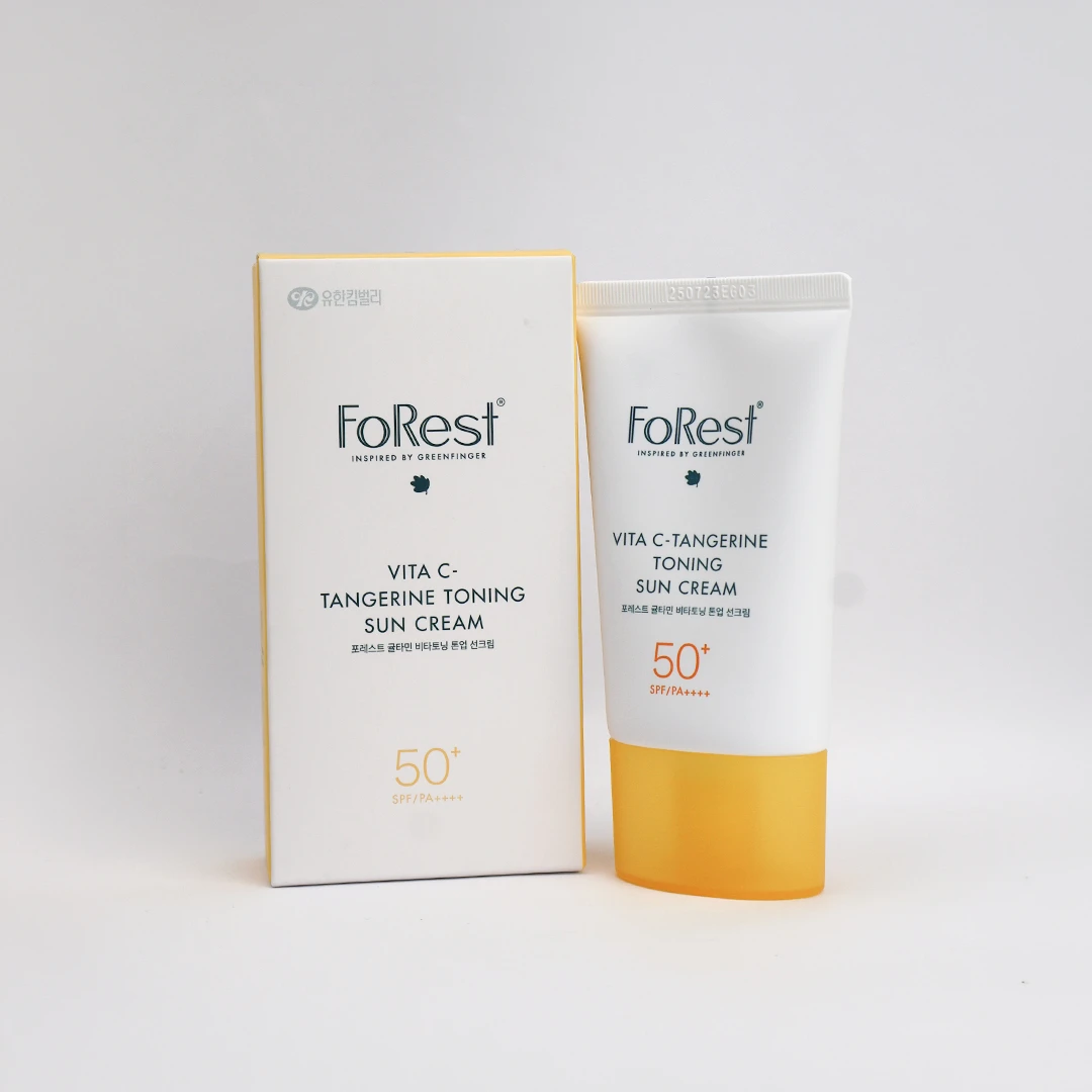 FoRest Vita C Tangerine Toning Sun Cream SPF50+ PA++++ 50ml – Tone-Up Sunscreen